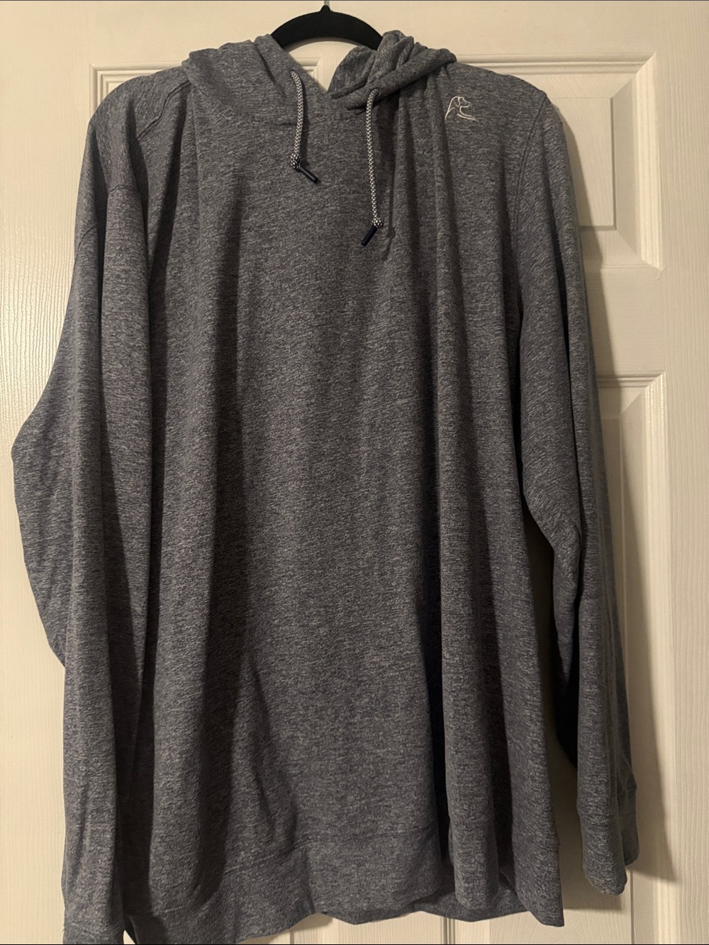Rhoback Heather Gray Pullover Hooded Long-Sleeve